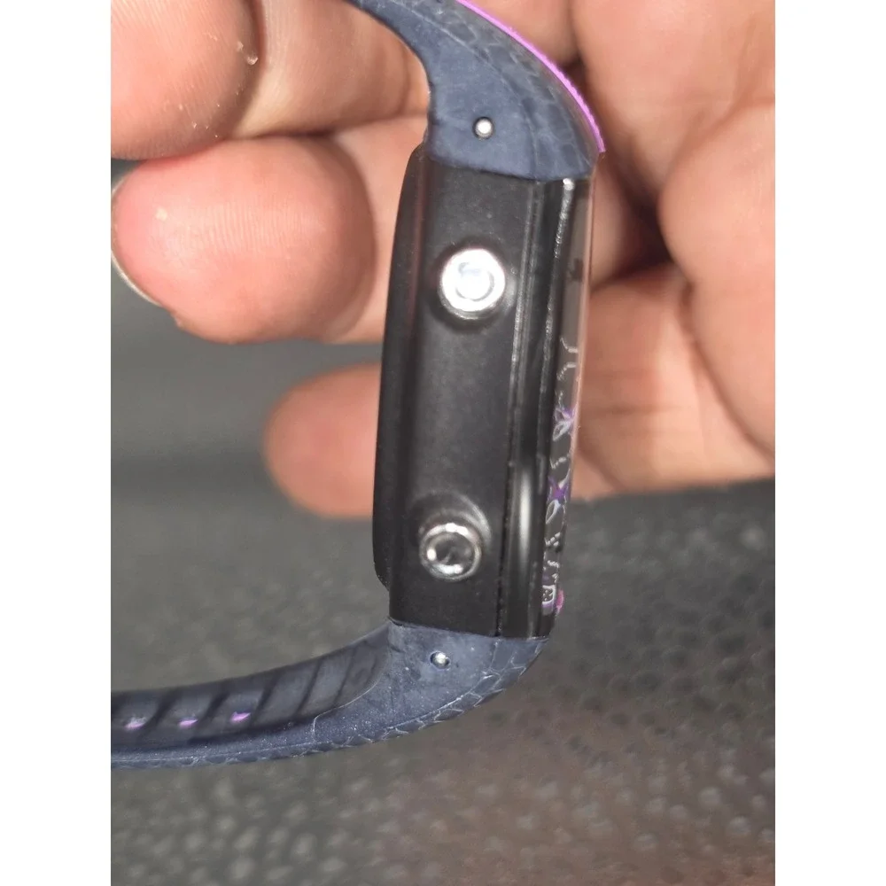 Polar FT7 Heart Rate Monitor Fitness Watch Blue Lilac Purple Floral FT7F
